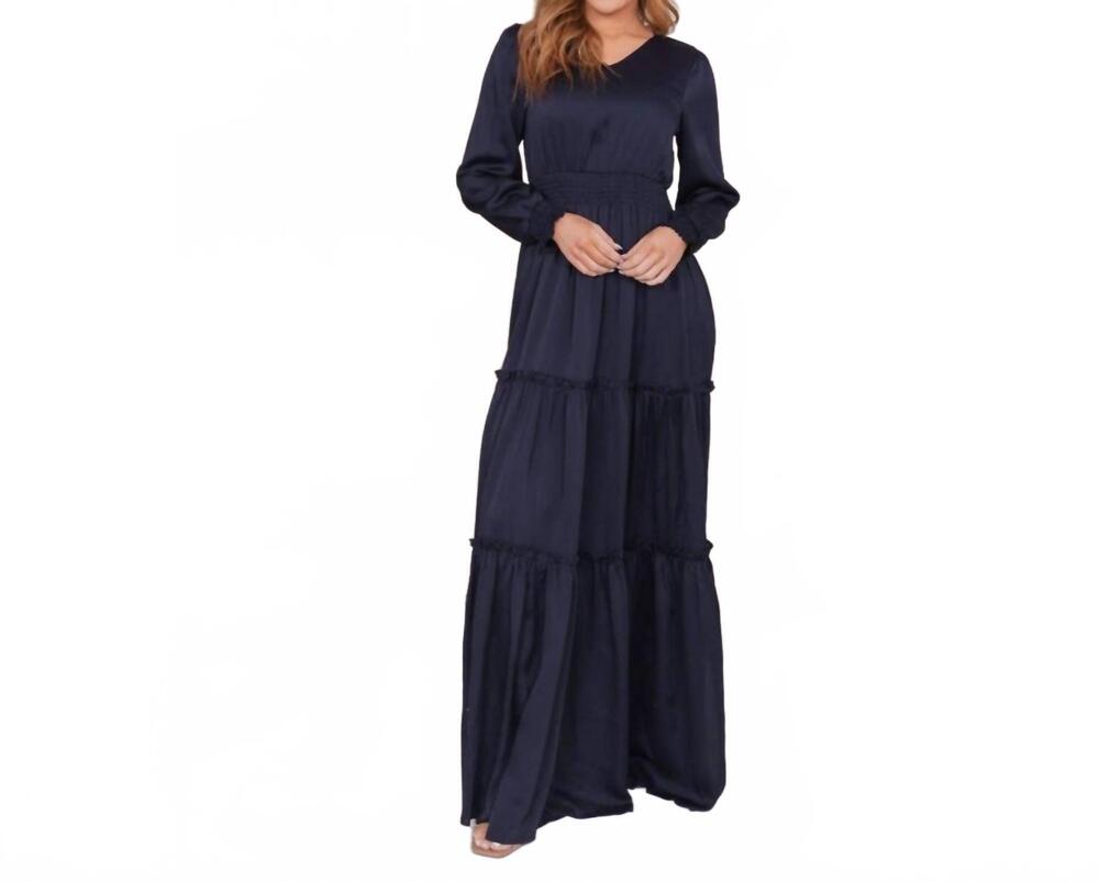 NEW ANNABELLE anastasia maxi dress in midnight blue